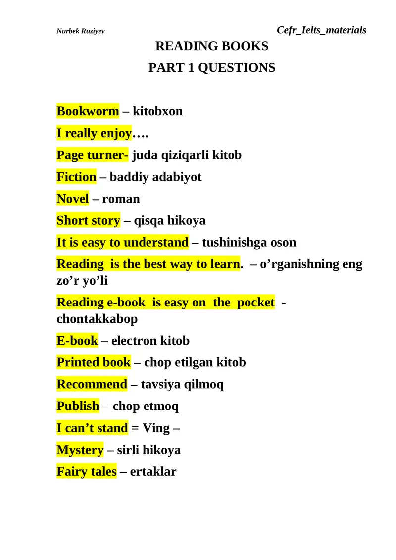 Cefr_Ielts_materials