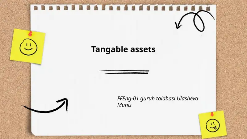 Tangible assets