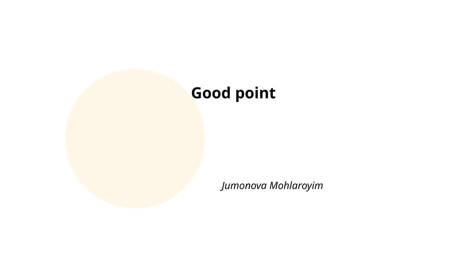 Positive Thinking