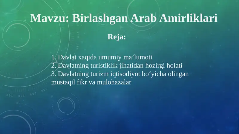 Birlashgan Arab Amirliklari