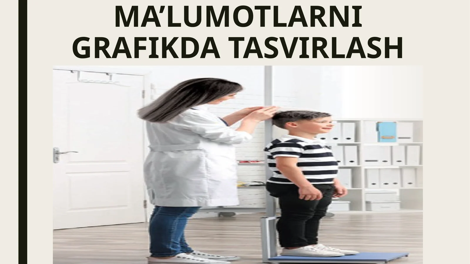 MA’LUMOTLARNI GRAFIKDATASVIRLASH