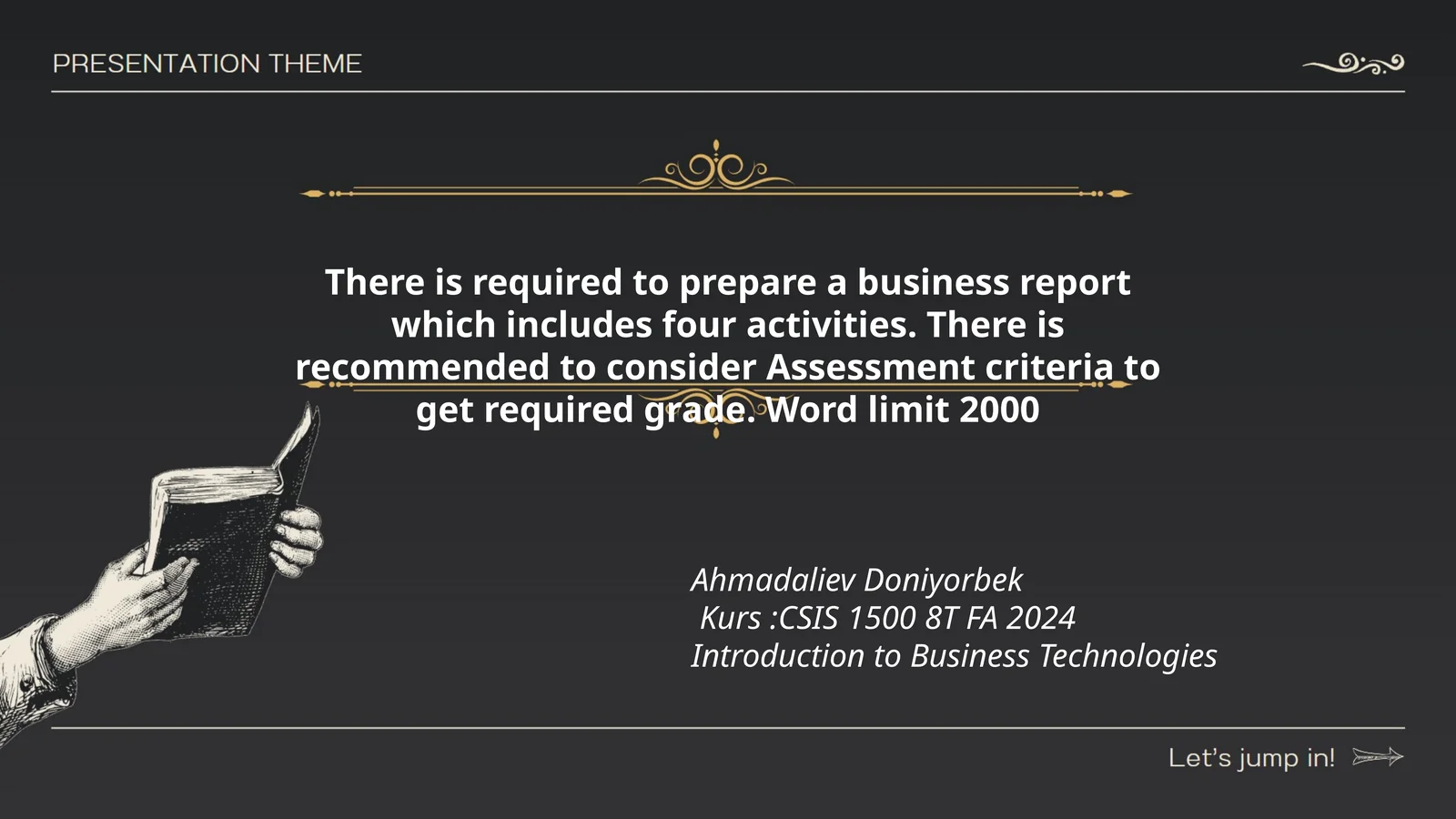 Introduction to Business Technologies