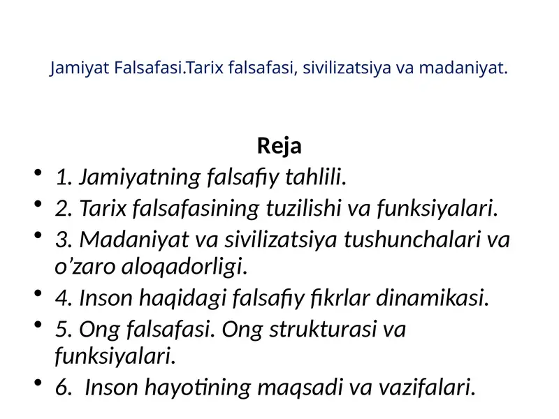 Jamiyat Falsafasi