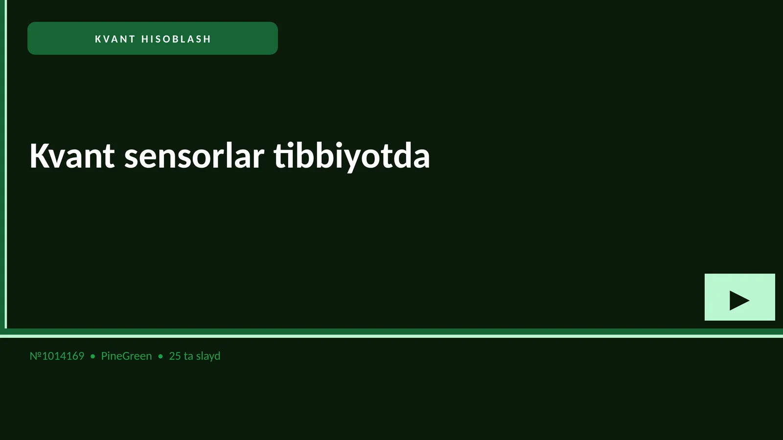 Kvant sensorlar tibbiyotda