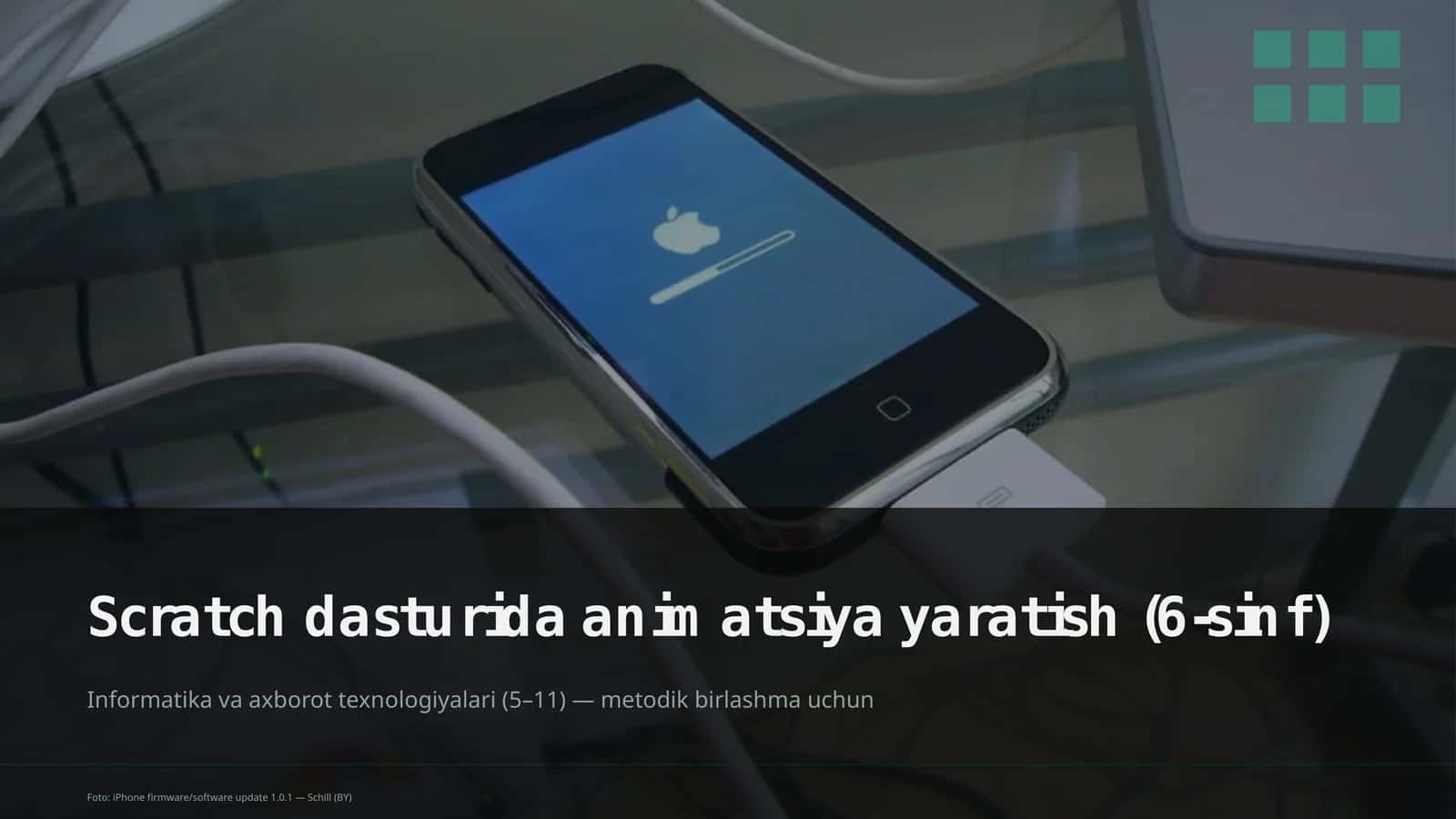Scratch dasturida animatsiya yaratish (6-sinf)