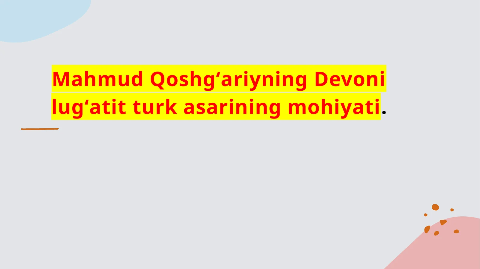 Devoni lugʻatit turk
