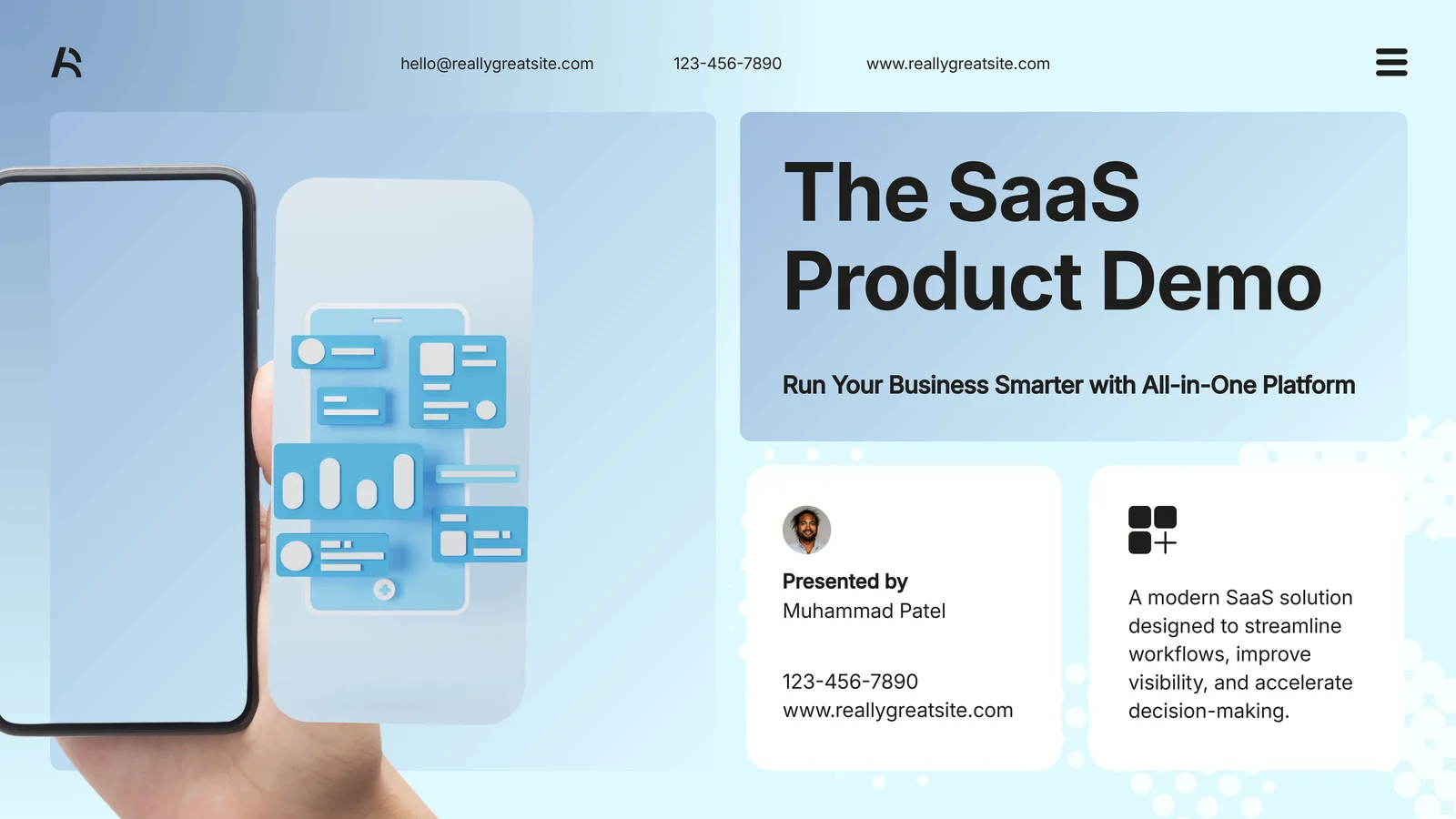The SaaS Product Demo