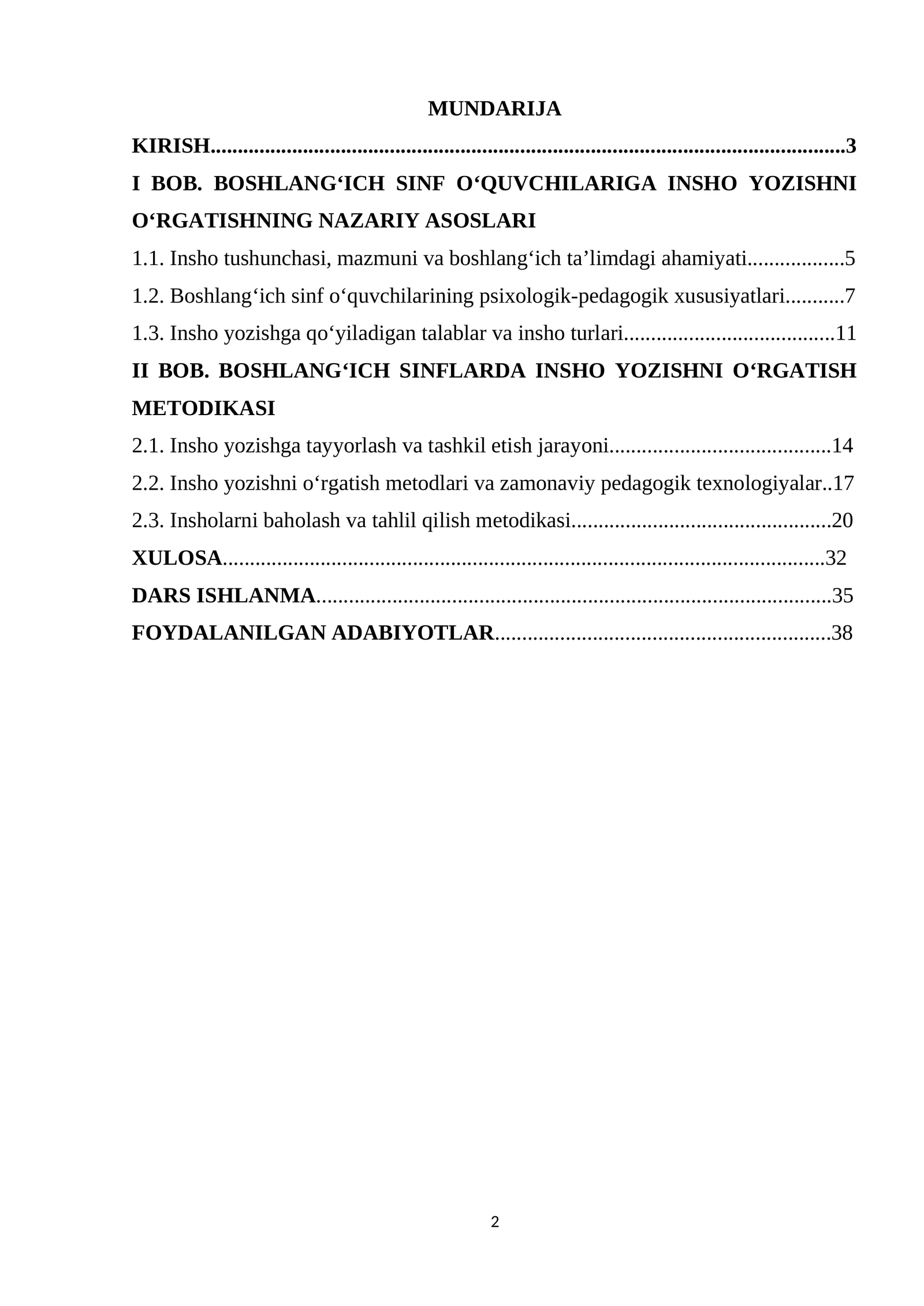 INSHO YOZISHGA QO'YILADIGAN TALABLAR VA INSHO TURLARI