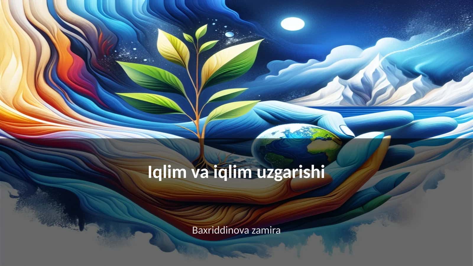 Iqlim va iqlim uzgarishi
