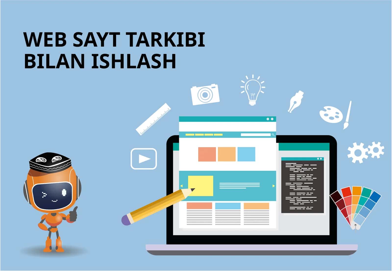 WEB SAYT TARKIBI BILAN ISHLASH