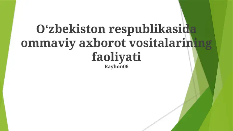 O'zbekiston televideniyesi
