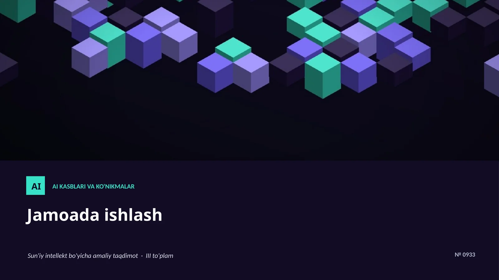 AI KASBLARI VA KO'NIKMALAR