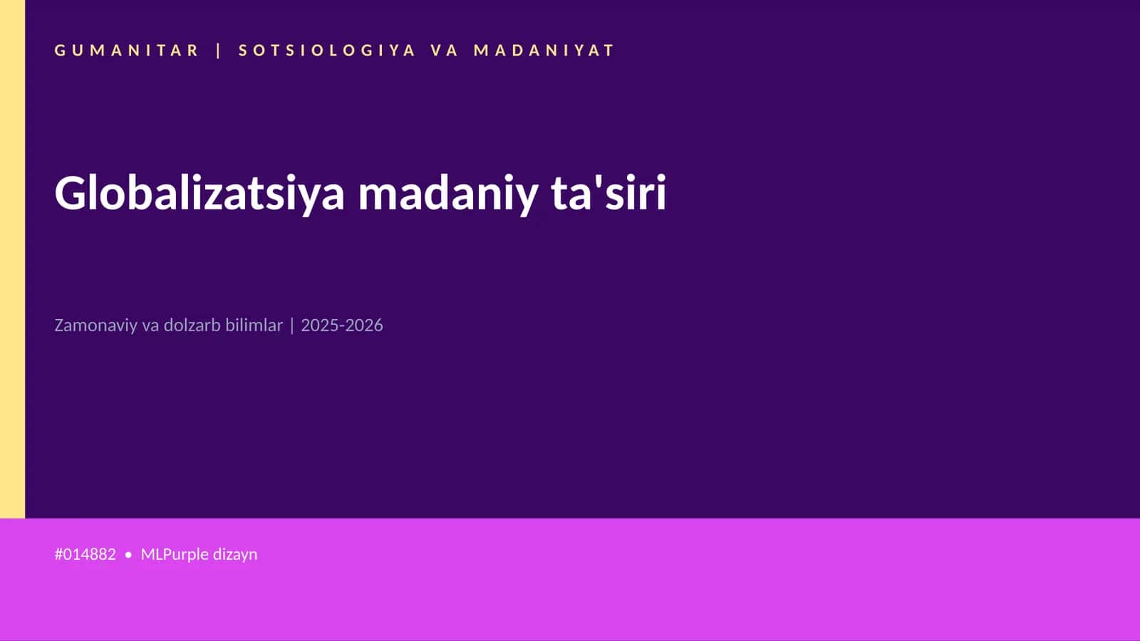 Globalizatsiya madaniy ta'siri