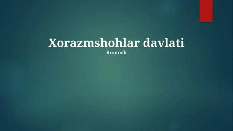Xorazmshohlar Davlati