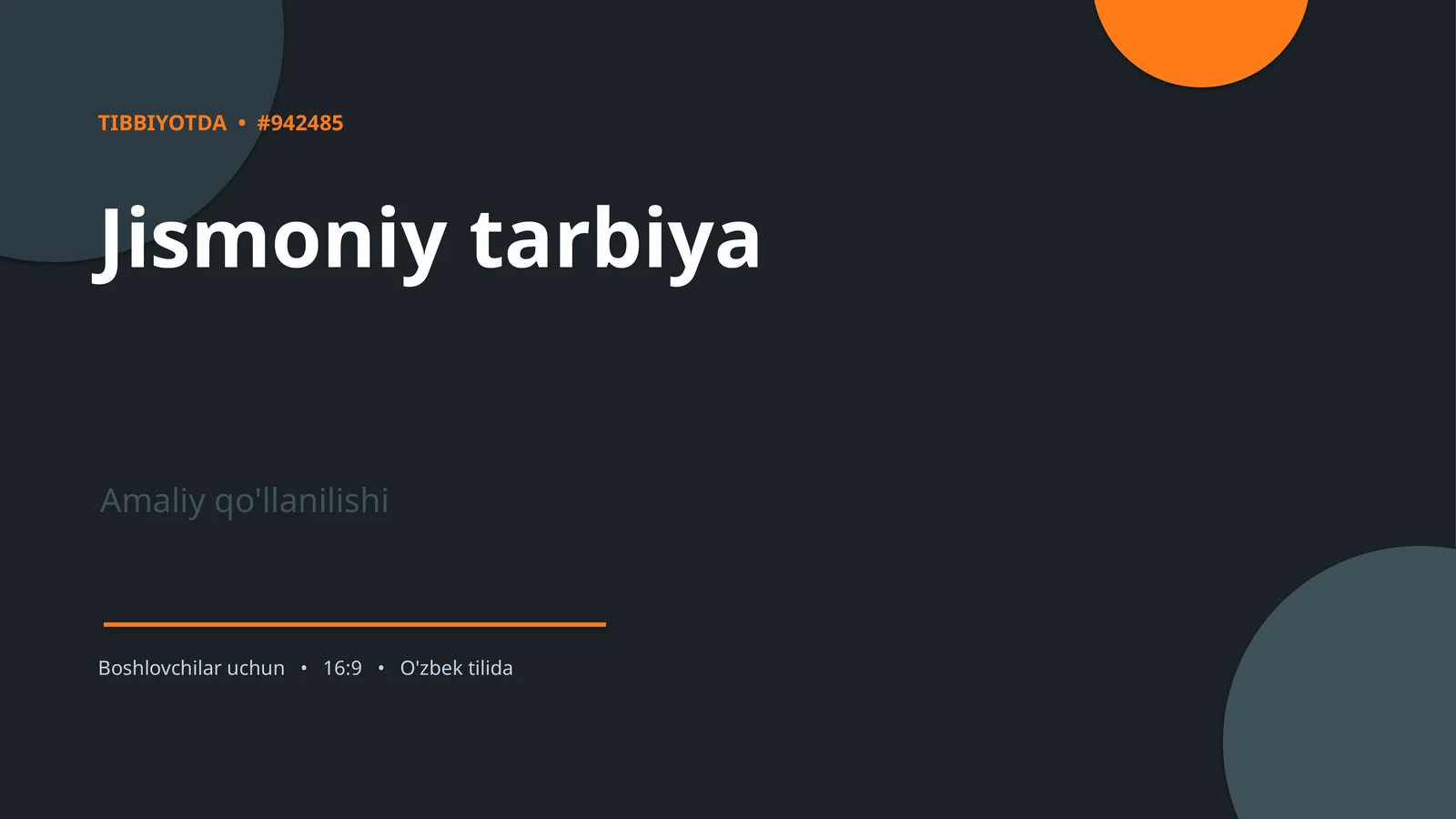 TIBBIYOTDA
