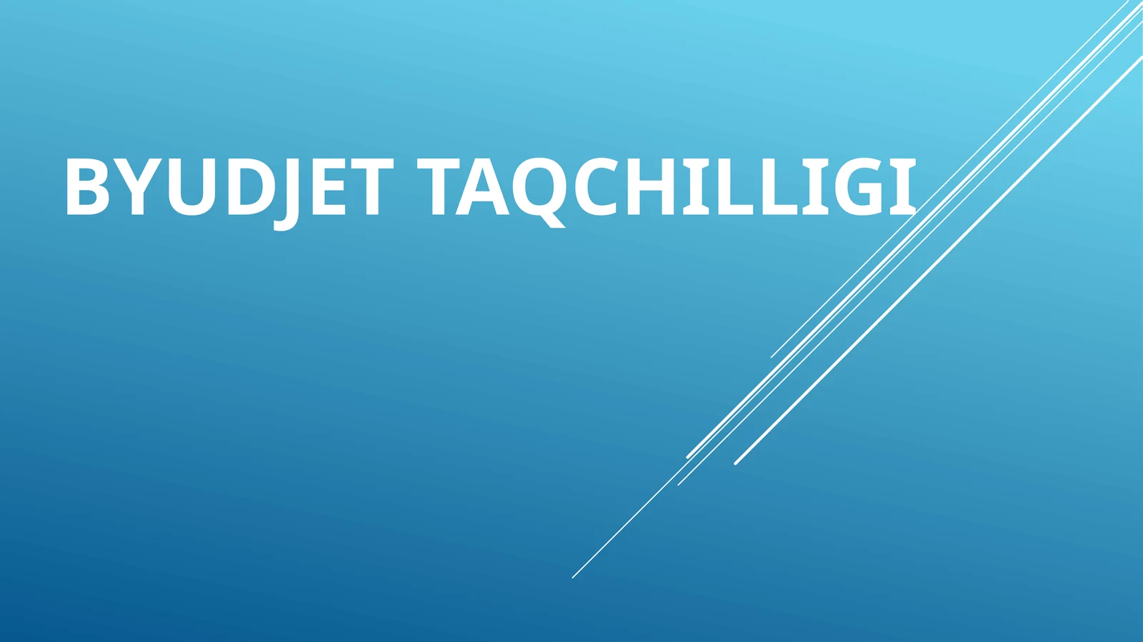 Byudjet taqchilligi