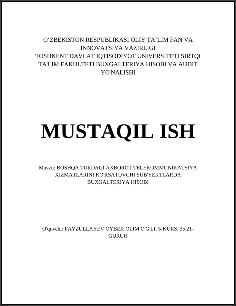 Buxgalteriya hisob siyosati