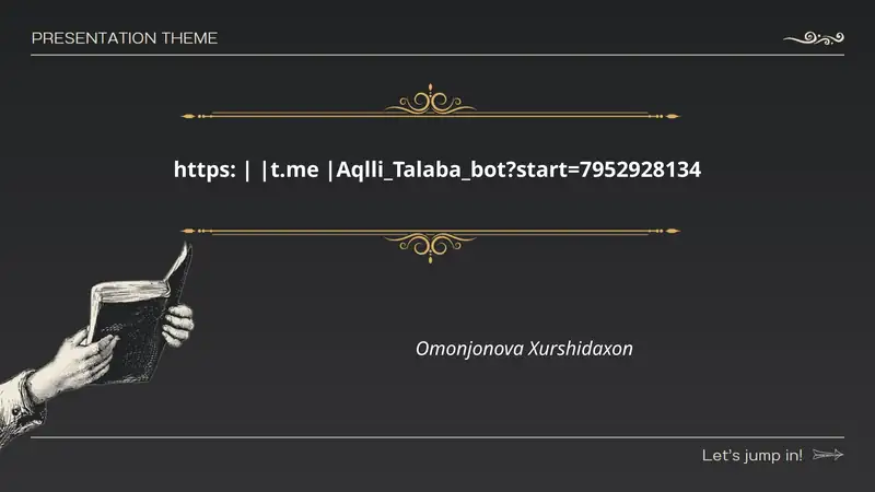Aqlli Talaba boti