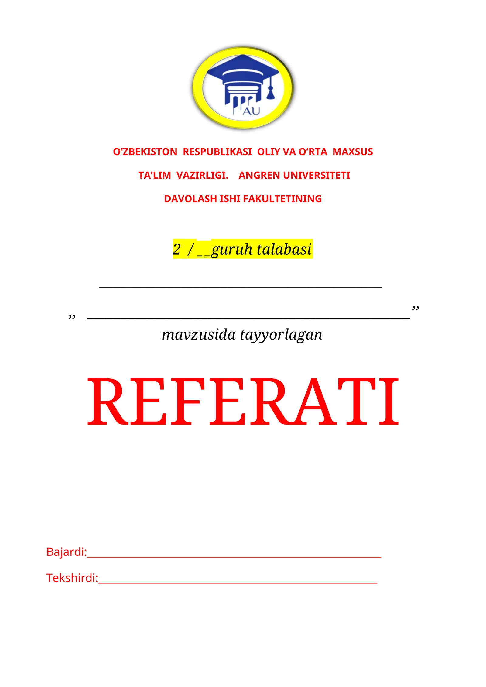 REFERATI