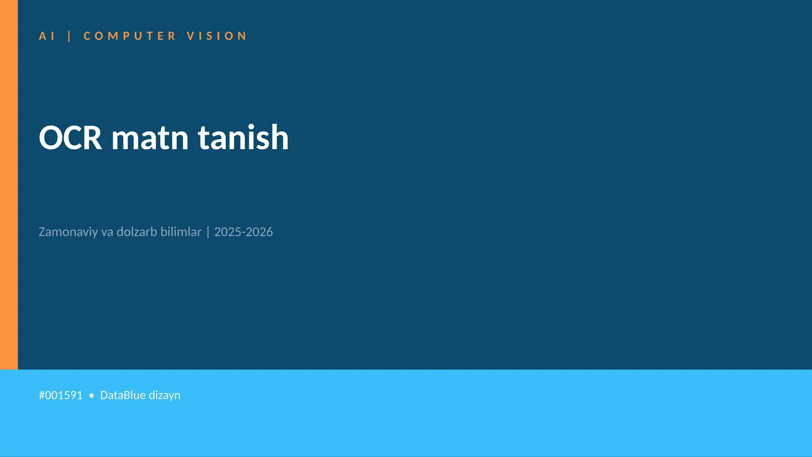 OCR matn tanish
