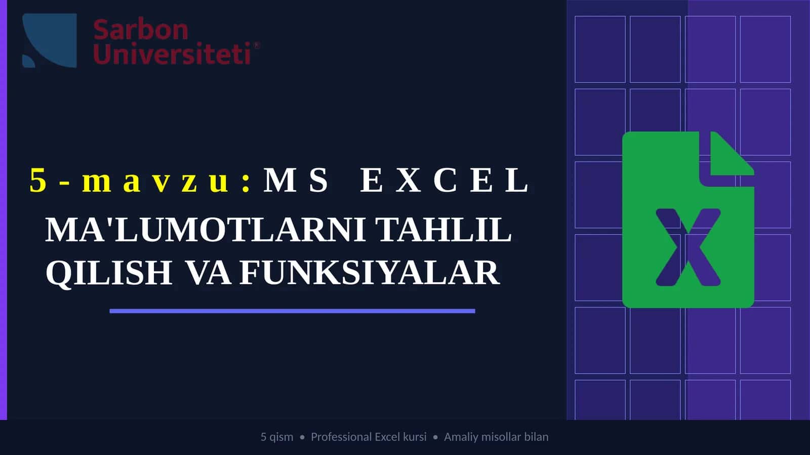 MS EXCEL