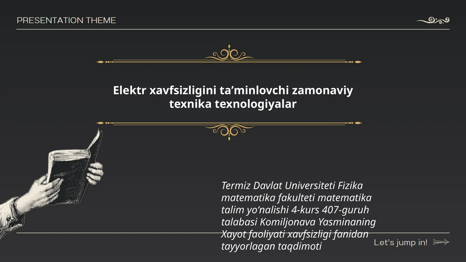 Elektr xavfsizligini taʼminlovchi zamonaviy texnika texnologiyalar