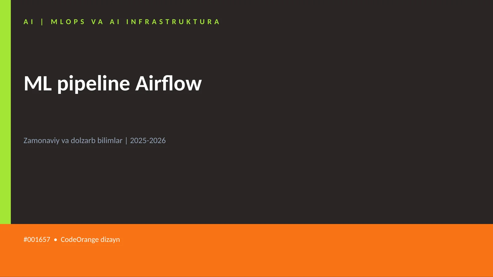 ML pipeline Airflow