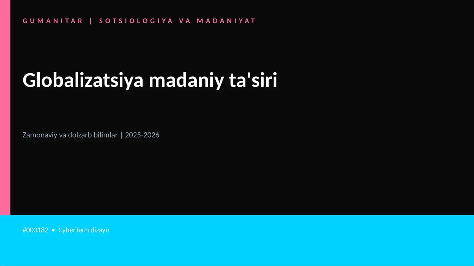 Globalizatsiya madaniy ta'siri
