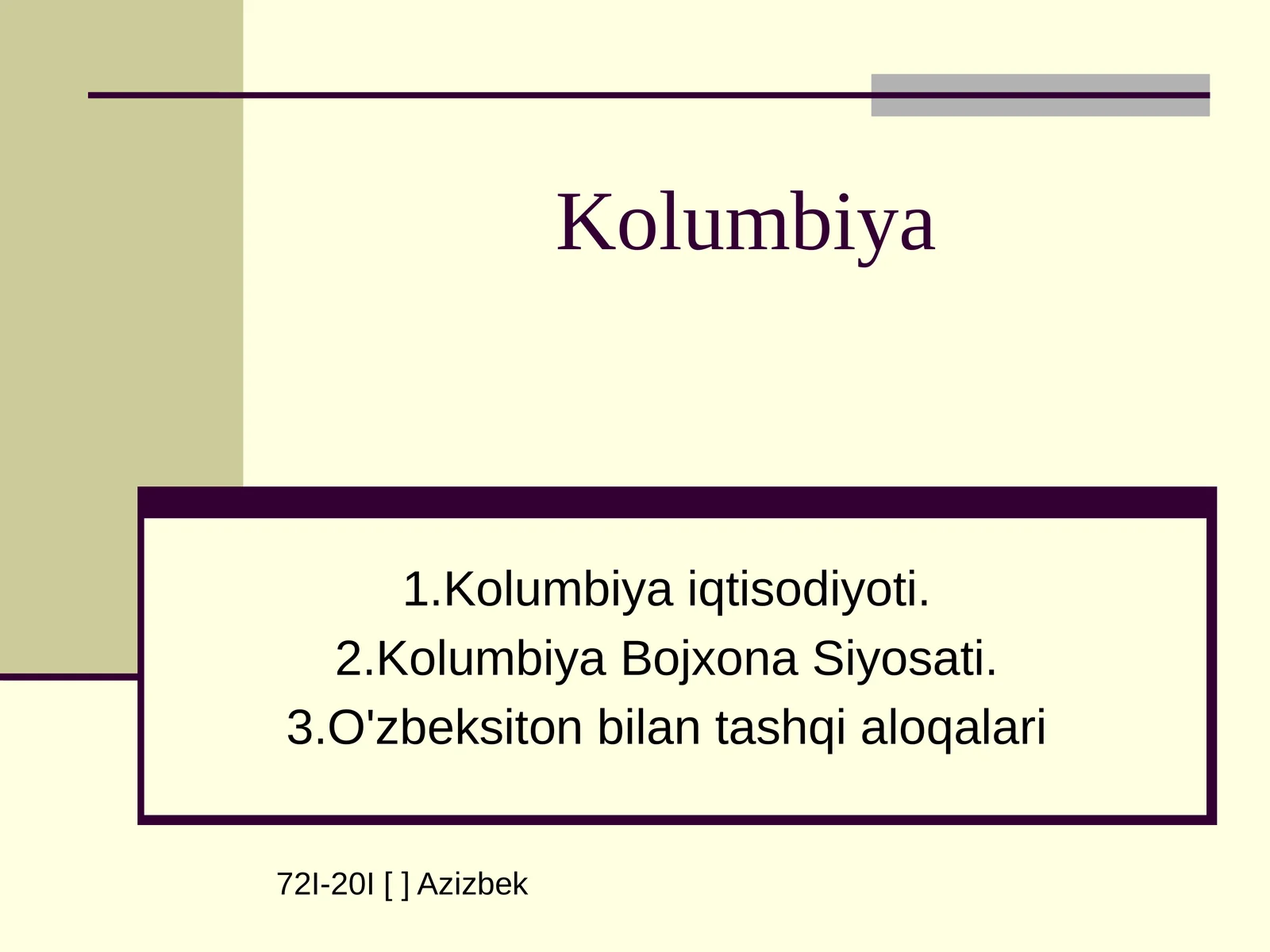 Kolumbiya iqtisodiyoti