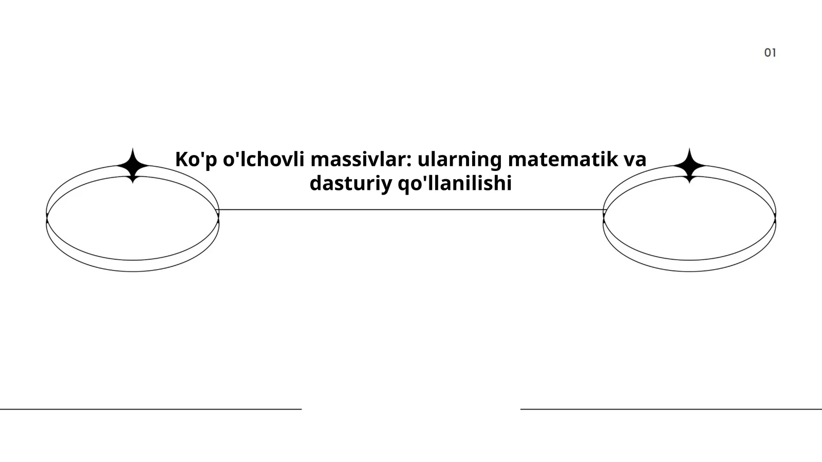 Ko'p o'lchovli massivlar: ularning matematik va dasturiy qo'llanilishi
