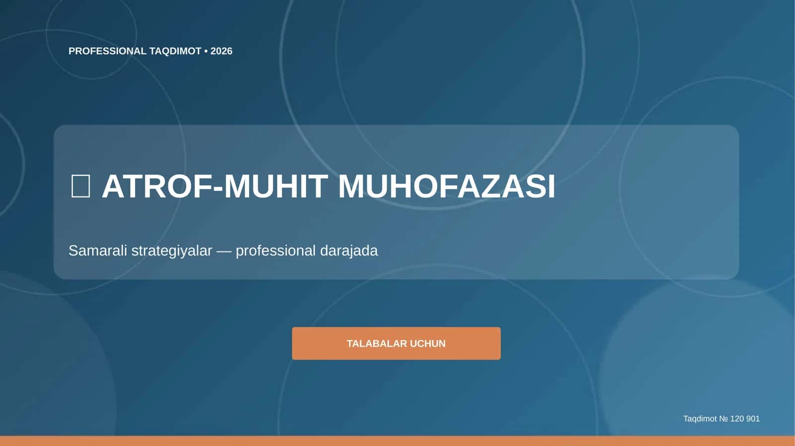 ATROF-MUHIT MUHOFAZASI