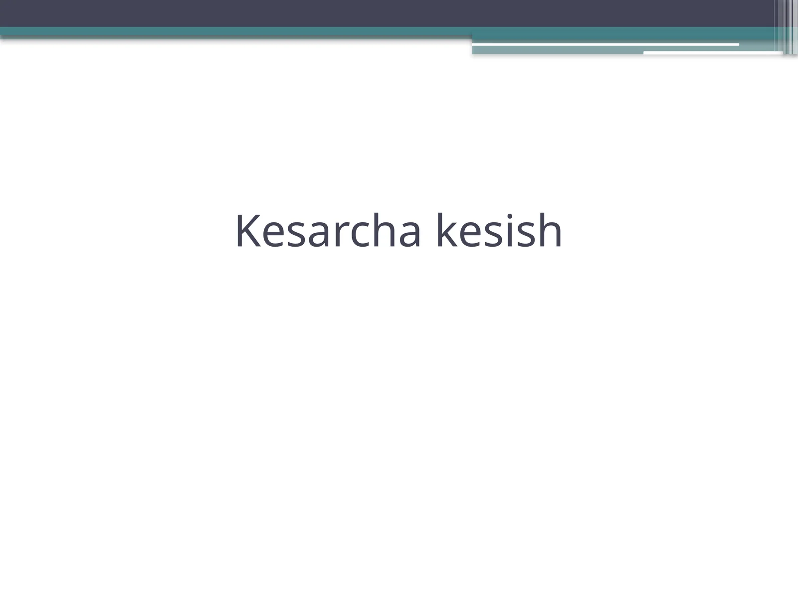 Kesarcha kesish