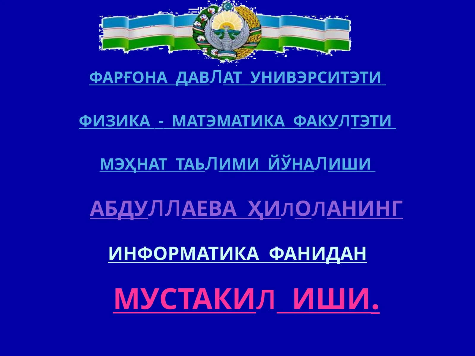 Windows операцион тизими ва уларнинг имкониятлари