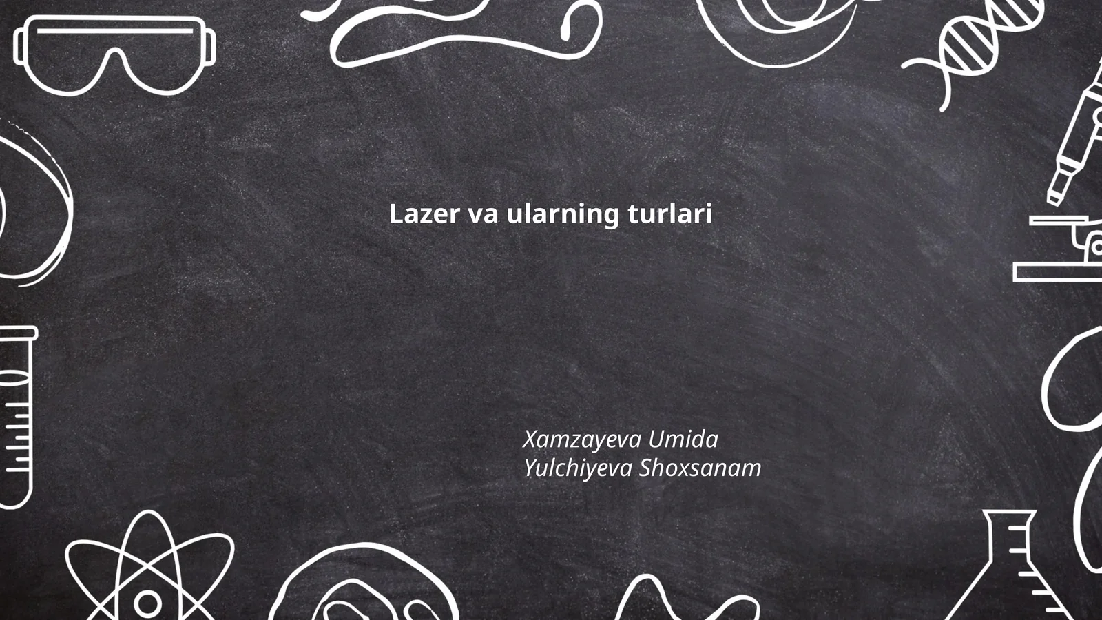 Lazer va ularning turlari