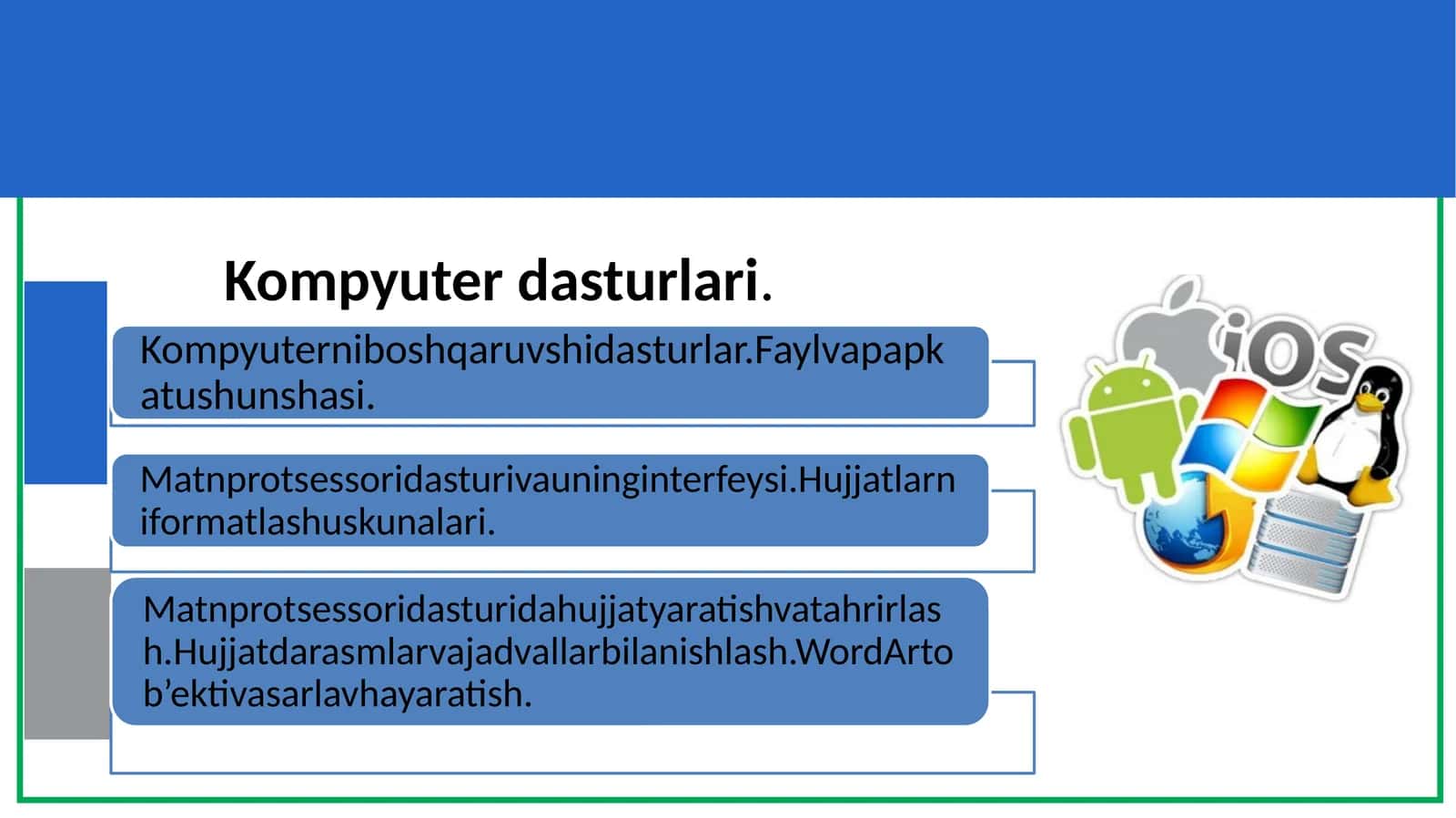 Kompyuter dasturlari