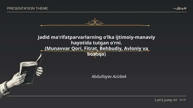 Jadid ma'rifatparvarlar harakati