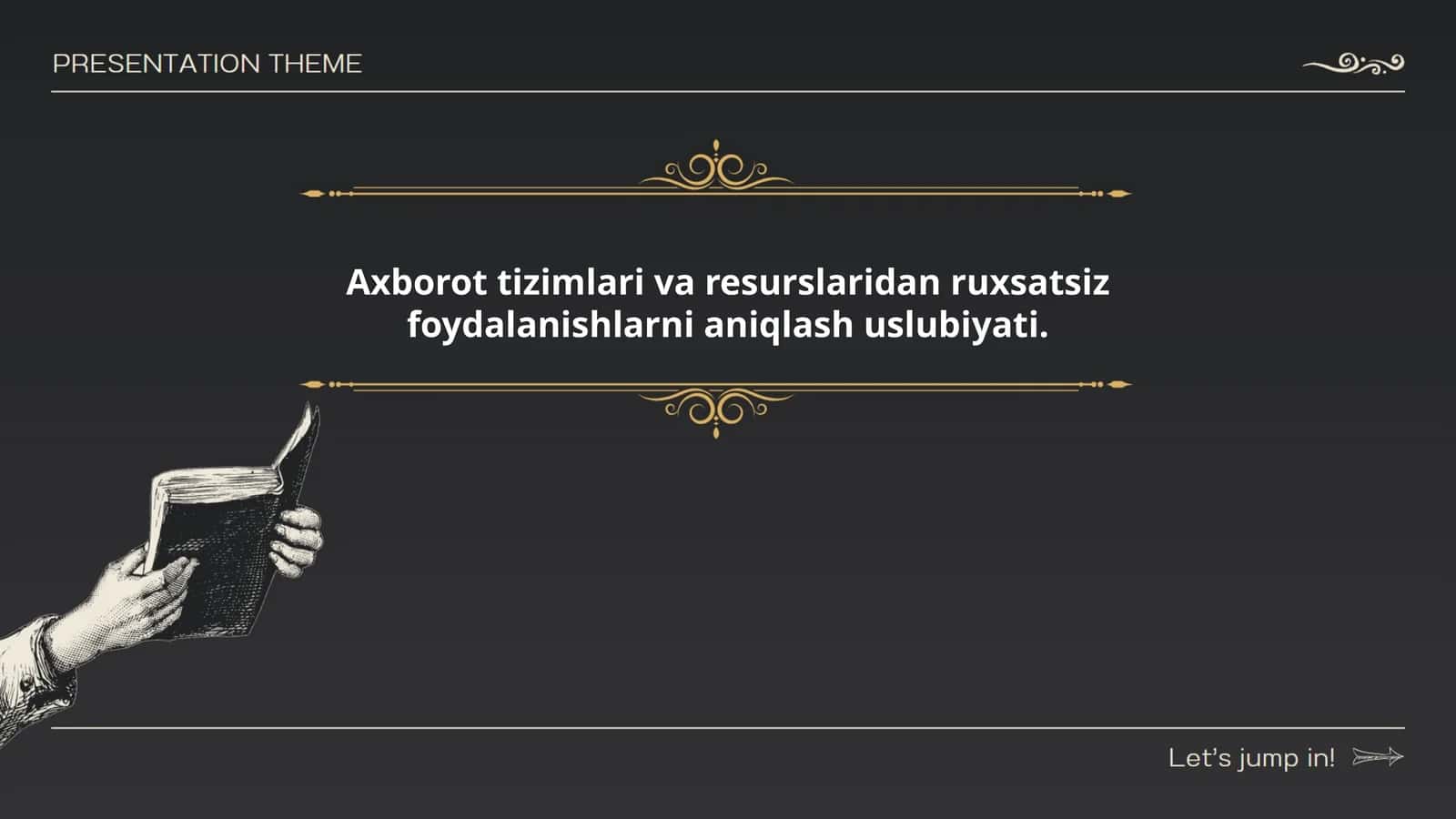Axborot xavfsizligi asoslari