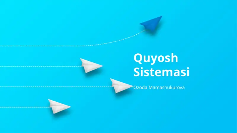 Quyosh Sistemasi