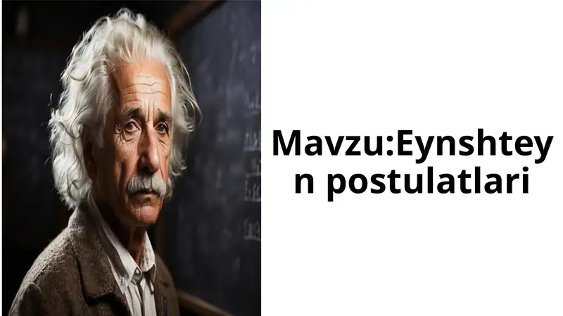 Eynshteyn postulatlari