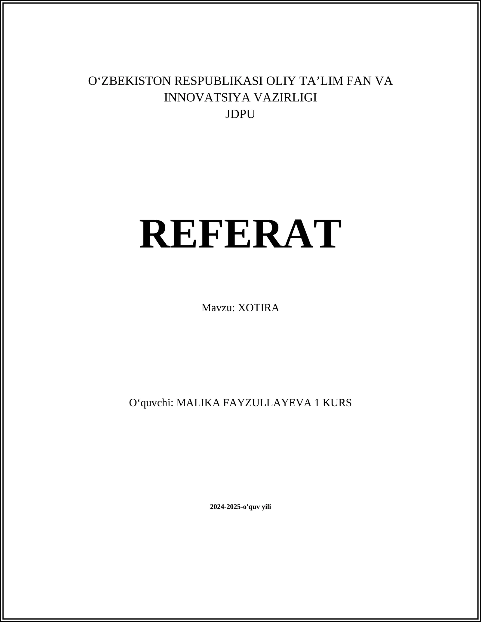 XOTIRA