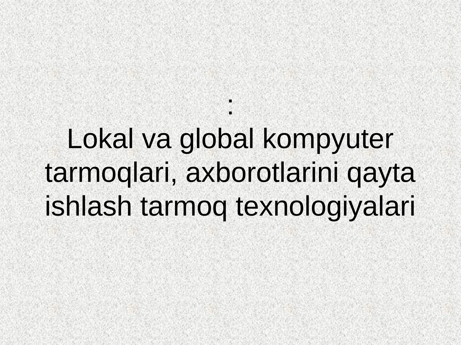 Kompyuter tarmoqi