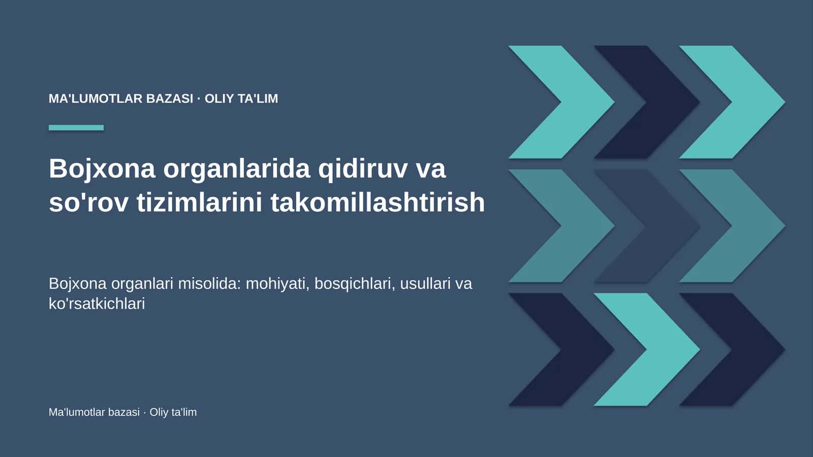 Bojxona organlarida qidiruv va so'rov tizimlarini takomillashtirish