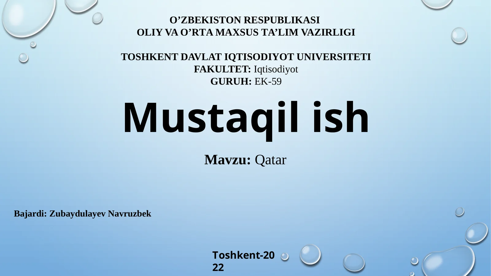 Mustaqilish