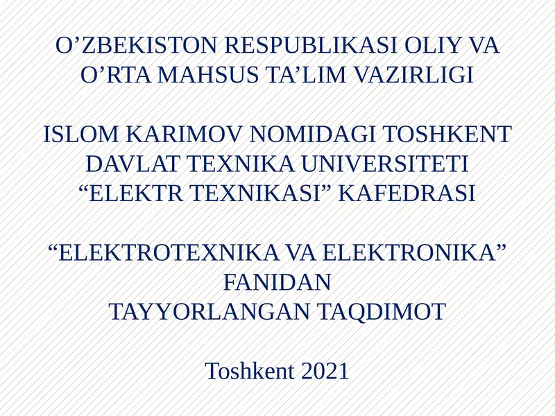 UCH FАZАLI TRАNSFОRMАTОRLАR