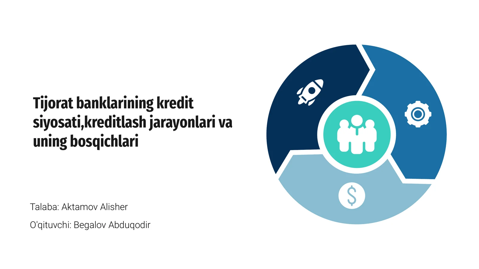 Tijorat banklarining kredit siyosati, kreditlash jarayonlari va uning bosqichlari