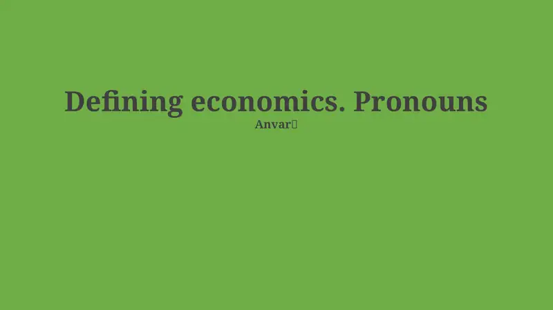 Economics: Scarcity, Systems, and Perspectives