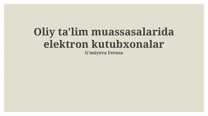 Elektron kutubxonalar
