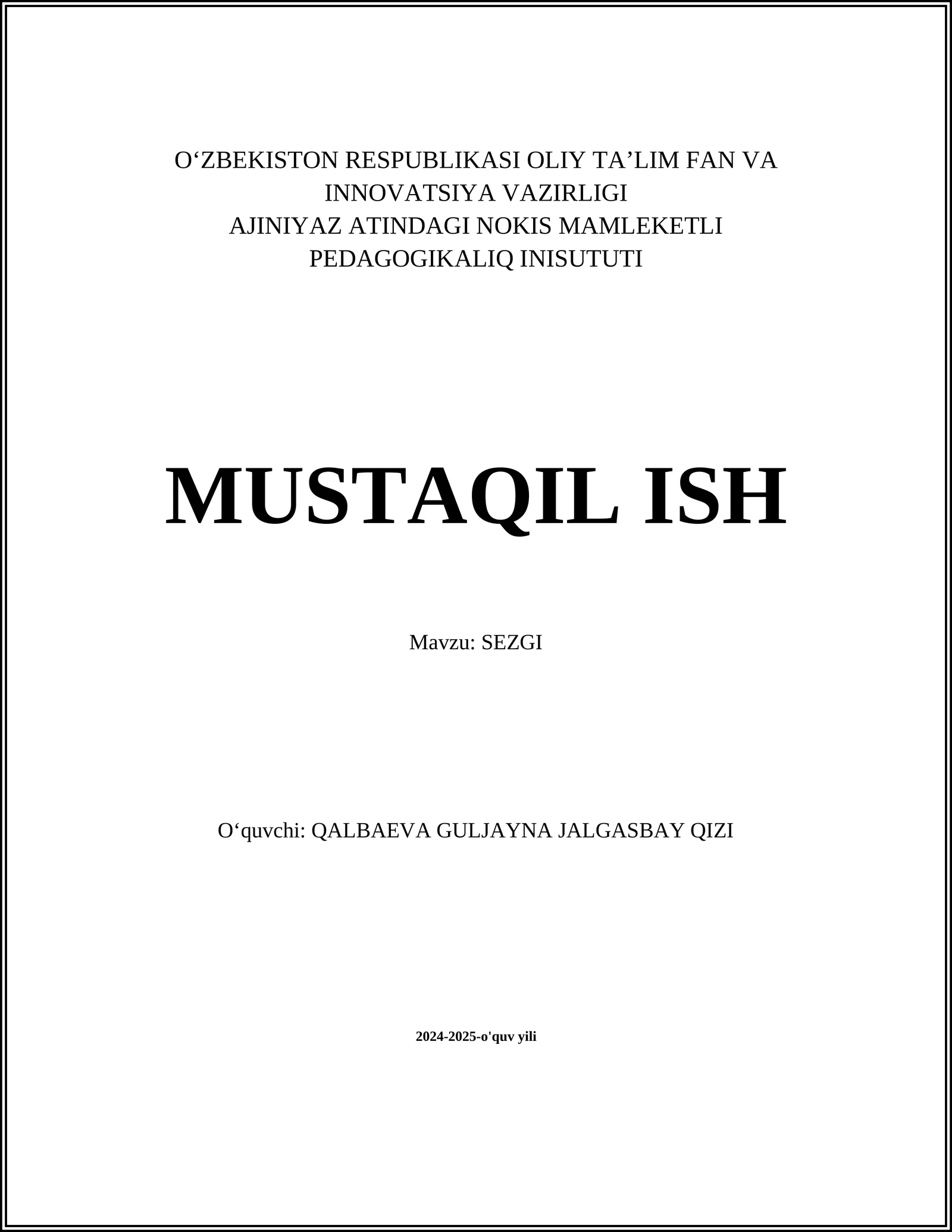 SEZGI