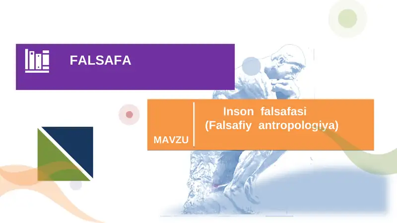 Insоn falsafasi (Falsafiy antropologiya)