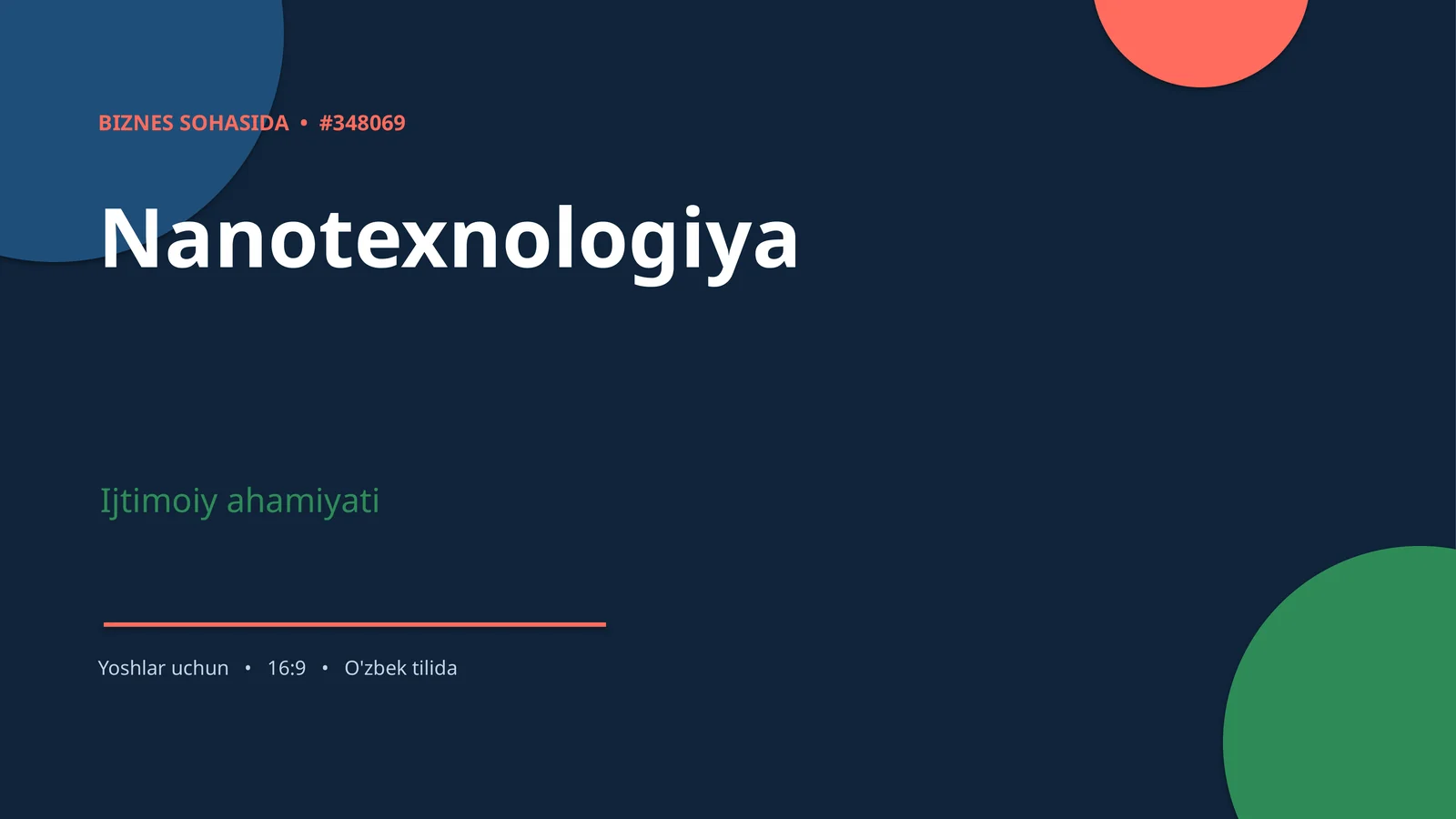Nanotexnologiya